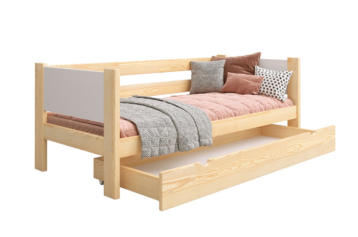 Drewniane łóżko ALBERT