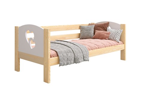 Drewniane łóżko CHARLOTTE
