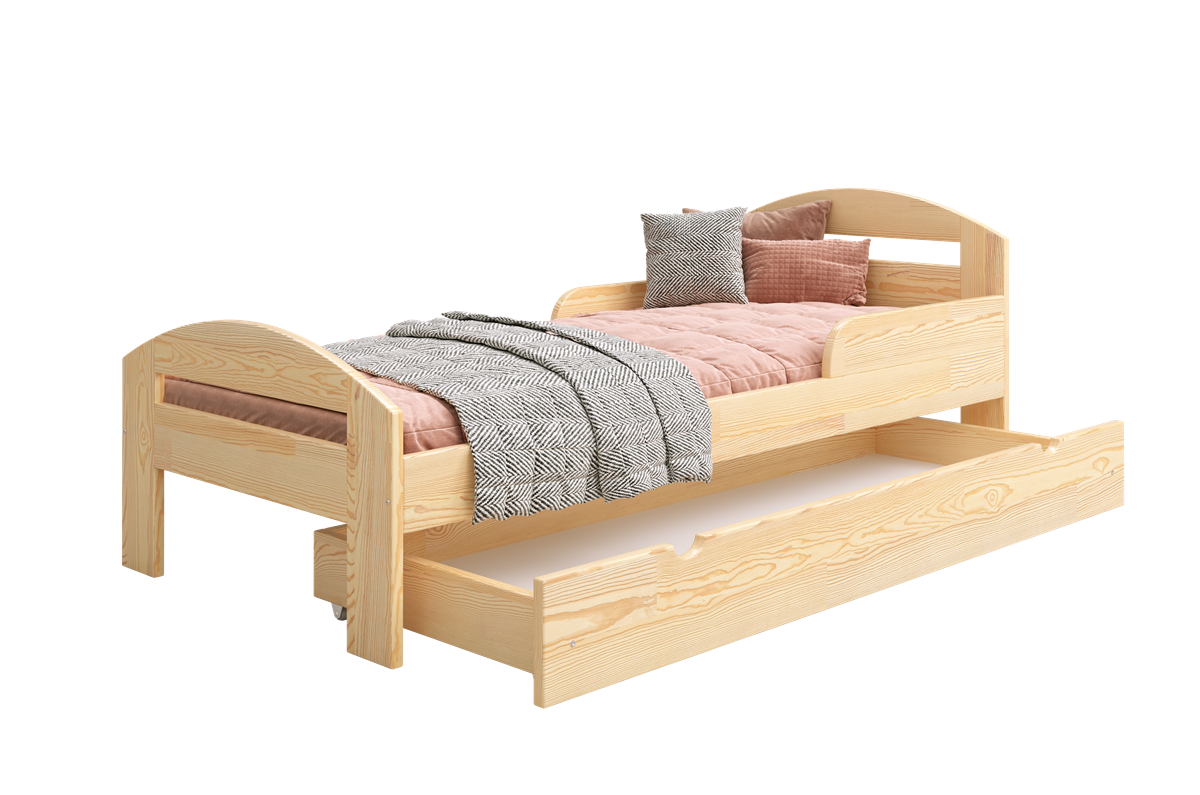 Drewniane łóżko ARTHUR