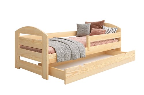 Drewniane łóżko CLAUDINE