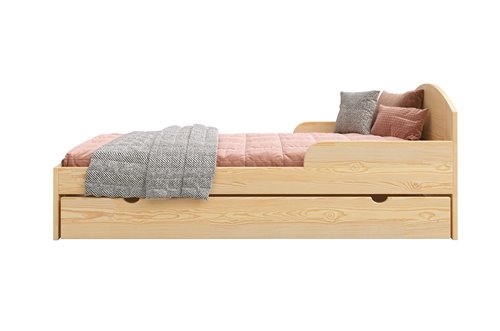 Drewniane łóżko HENRY