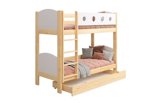 Drewniane łóżko ANTONIO
