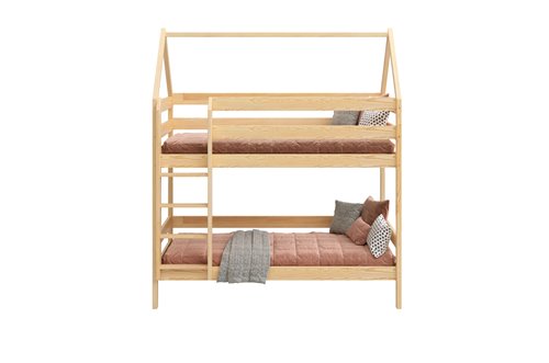 Drewniane łóżko BRUNO