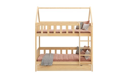 Drewniane łóżko CHARLIE