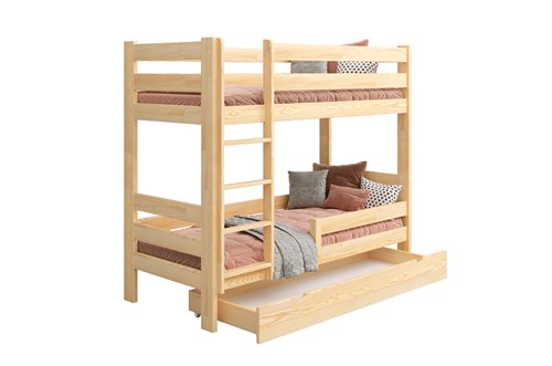 Drewniane łóżko MATTEO