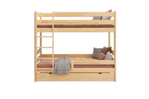 Drewniane łóżko MATTEO