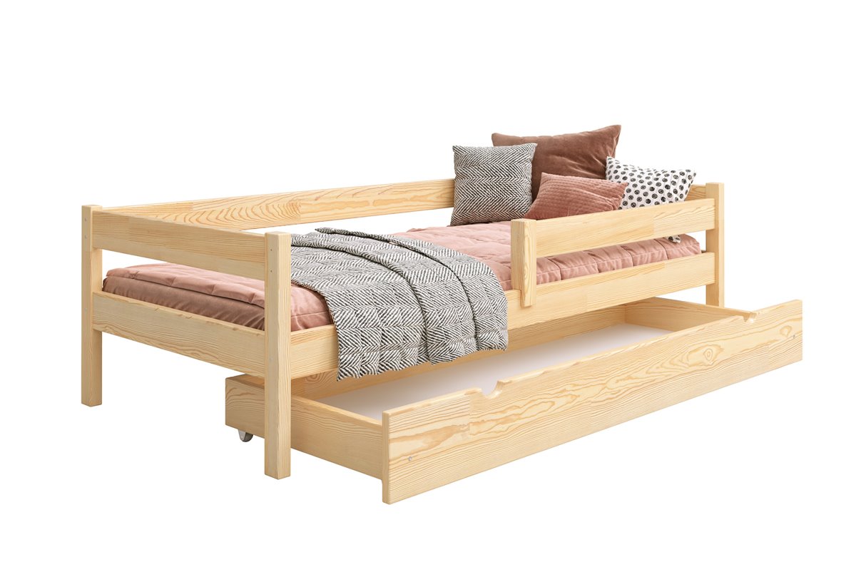 Drewniane łóżko PAUL