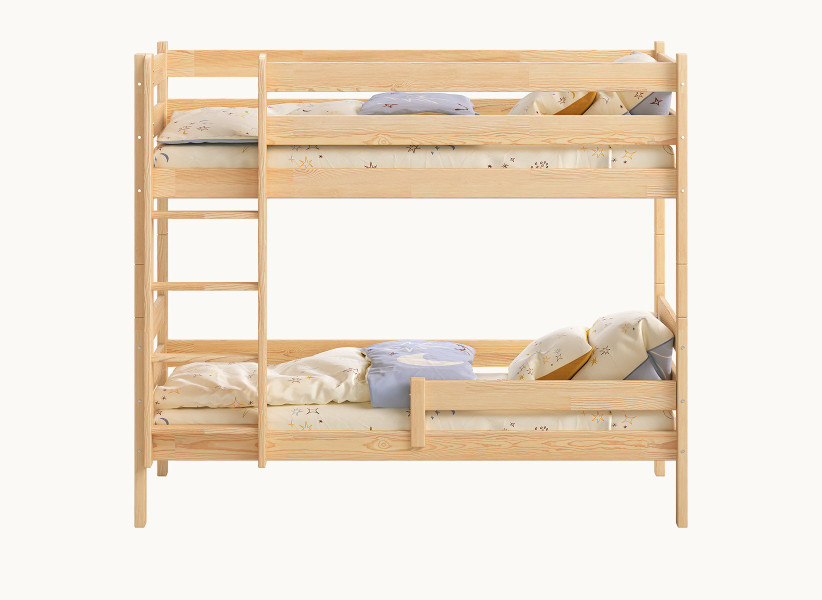 Drewniane Łóżko Piętrowe Rozkładane - MATTEO LUX dla 2 Dzieci