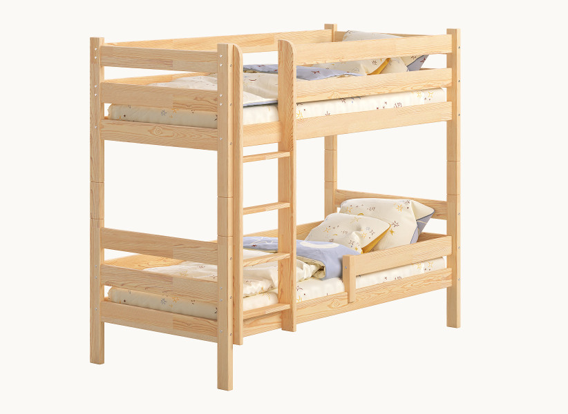Drewniane Łóżko Piętrowe Rozkładane - MATTEO LUX dla 2 Dzieci