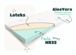 Materac wysokoelastyczny + lateks