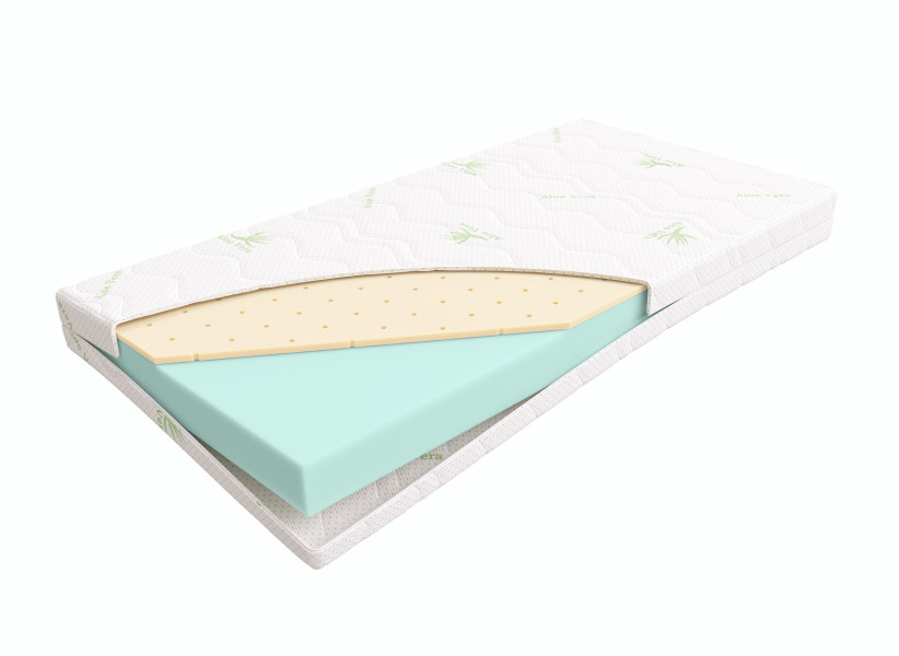 Wysokoelastyczny Materac Piankowy do Łóżeczka Dziecięcego z Lateksem