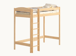 Drewniana Antresola YOUKO do Spania - Łóżko z Antresolą dla Dzieci
