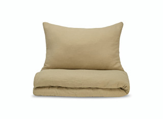 Pościel Muślinowa dla dzieci oliwkowa