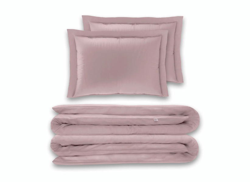 Pościel bawełniana pudrowy róż