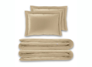 Pościel bawełniana kawa latte