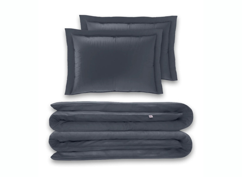 Pościel bawełniana szara perła