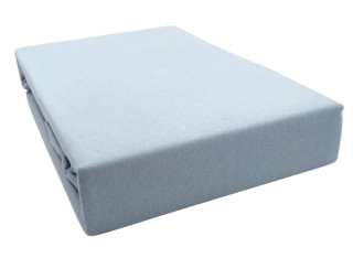 Prześcieradło szare Jersey czesany