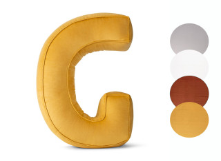 Poduszka ozdobna literka G