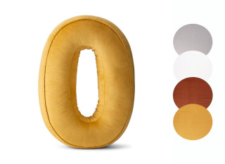 Poduszka ozdobna literka O