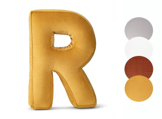 Poduszka ozdobna literka R