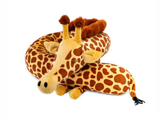 Ochraniacz do łóżeczka – poduszka wałeczek w kształcie żyrafy z unikalnym wzorem