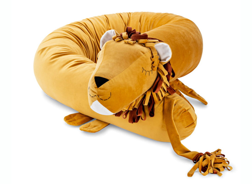 Lew – przytulanka do zasypiania i ochraniacz do łóżeczka