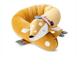 Sarenka z kwiatuszkami – przytulanka do zasypiania i poduszka dekoracyjna