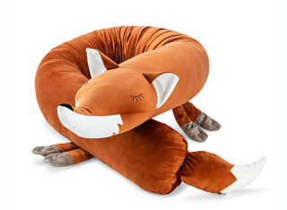 Lisek – ochraniacz do łóżeczka i poduszka przytulanka