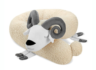 Baranek z rogami – ochraniacz na ścianę i poduszka ozdobna