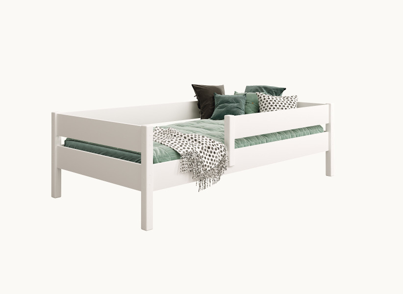 Drewniane, Pojedyncze Łóżko Dziecięce PATRICK 160x80 z Szufladami