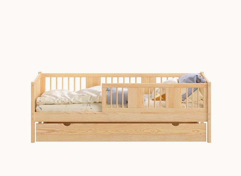 Łóżko dziecięce LENA 20 cm z szufladą – szczegóły konstrukcji