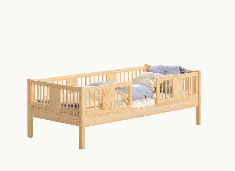 Łóżko dziecięce LENA 20 – łóżko Montessori z wejściem po środku