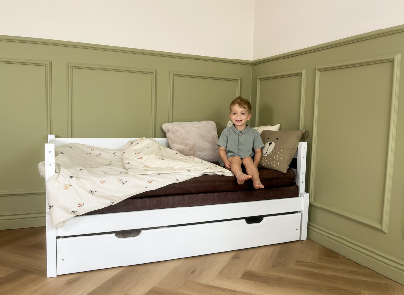 Łóżko ANNA — alternatywa dla Hemnes IKEA, rozsuwane | YOUKO