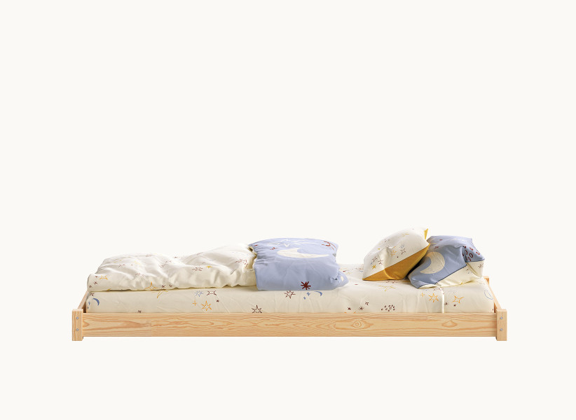 Niskie łóżko dziecięce MIMI — Montessori 80x160–90x200 | YOUKO