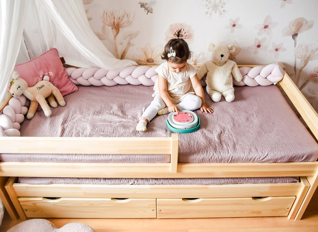 Bezpieczne łóżko dziecięce