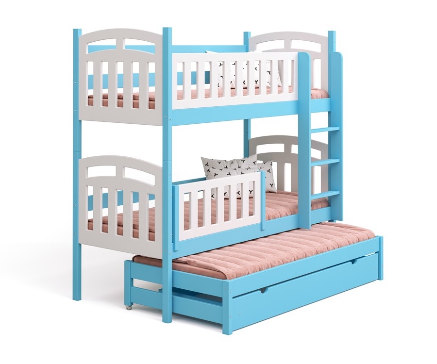łóżka trzypiętrowe dla dzieci