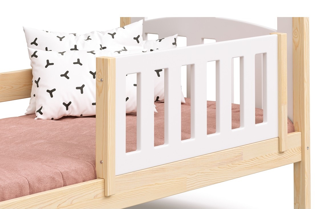 łóżko dla dzieci z barierką