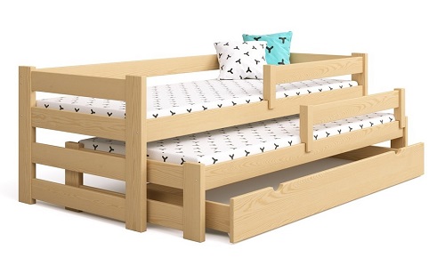 sosnowe łóżka dla dzieci