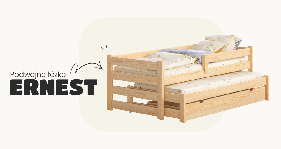 Łóżko podwójne Ernest